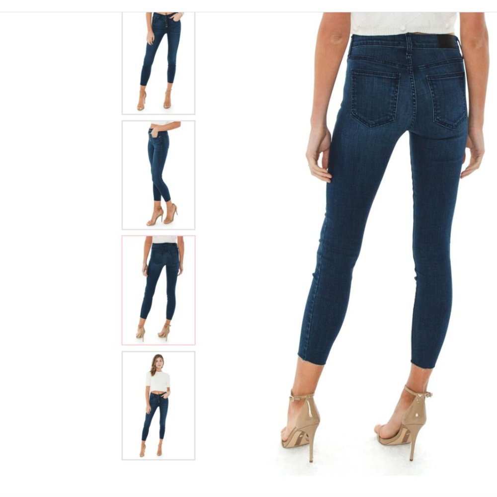 PISTOLA Aline Exposed Button High Rise - Picture 4 of 5
